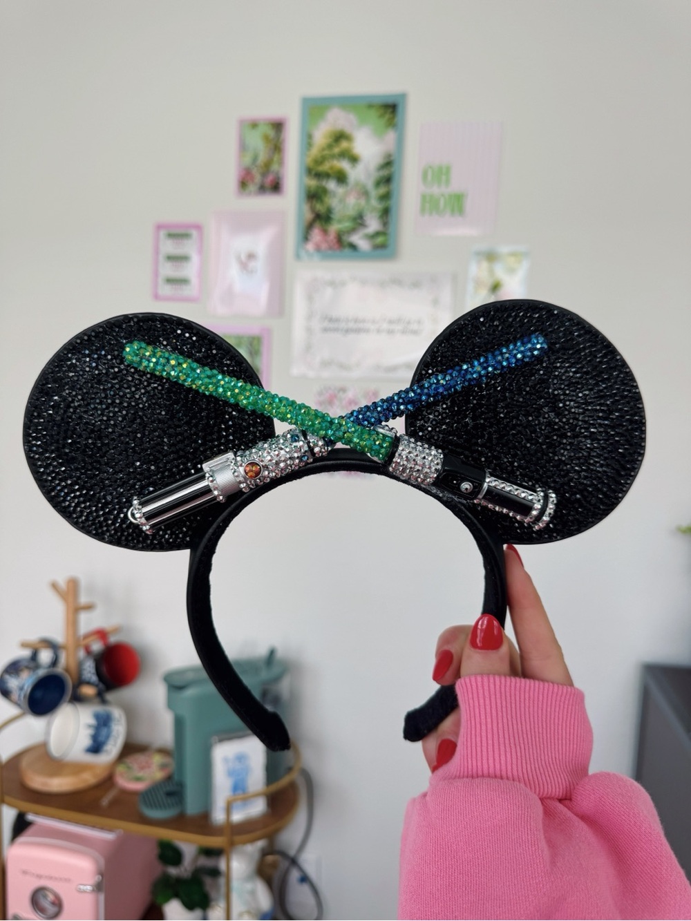 HANDMADE DISNEY PARKS STAR WARS HEADBAND EARS